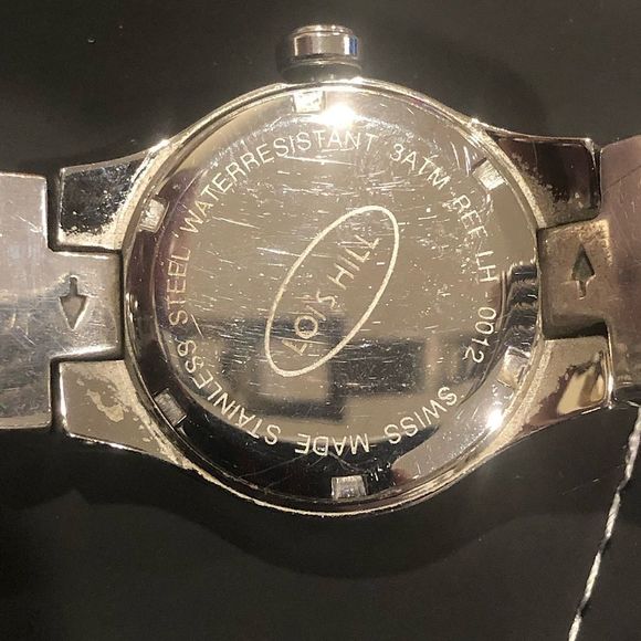 LOIS HILL Sterling Silver Watch Swiss Movement Woven Bracelet Band - Picture 12 of 13